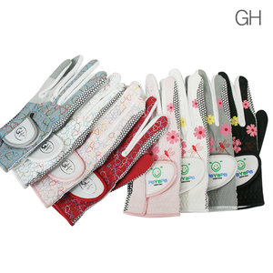 제이빅-GH 고퀄리티 패턴 여성용 골프장갑 양손